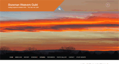 Desktop Screenshot of bozemanweaversguild.org